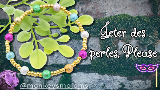 Jeter les Perles (Throw the Beads) Main photo with graphics 