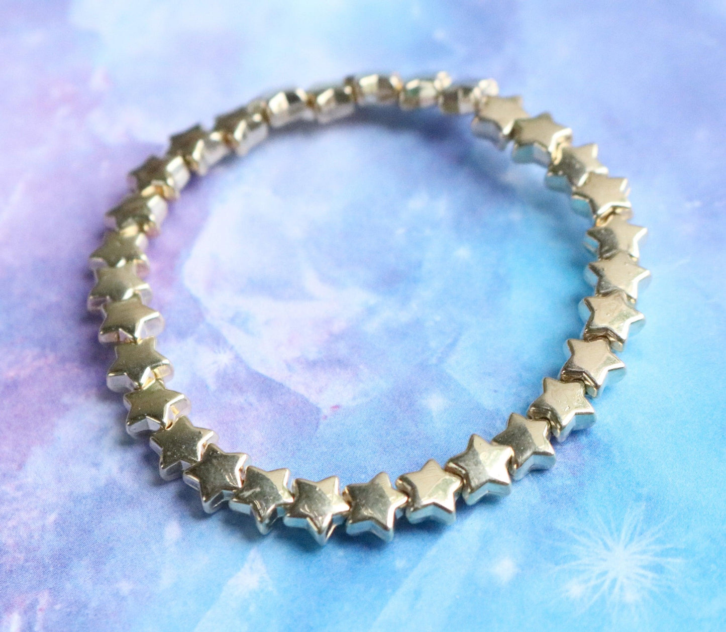 When Your Child is the Star of Your Life - Let Them Show It Yellow Gold Star Child's Stretch Bracelet - Monkeysmojo