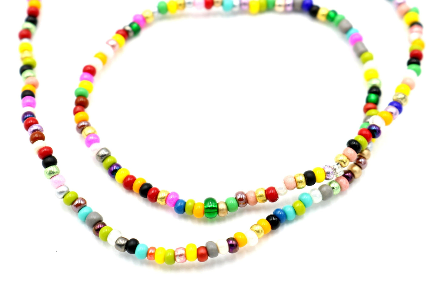 A Hue of Blooms Summer Wildflower All The Colors 32" Necklace - Monkeysmojo