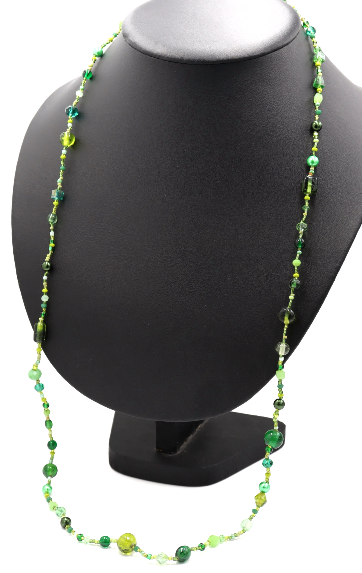 This Necklace will Make You Green with Envy – Green Queen 35” Long Party Necklace by Monkey’s Mojo