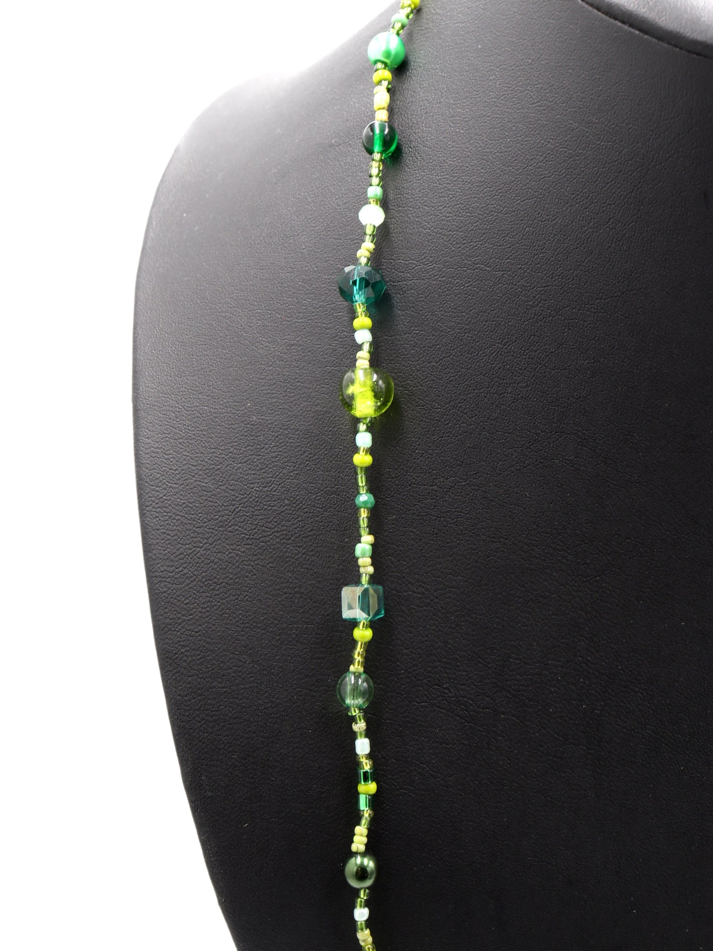 This Necklace will Make You Green with Envy – Green Queen 35” Long Party Necklace by Monkey’s Mojo