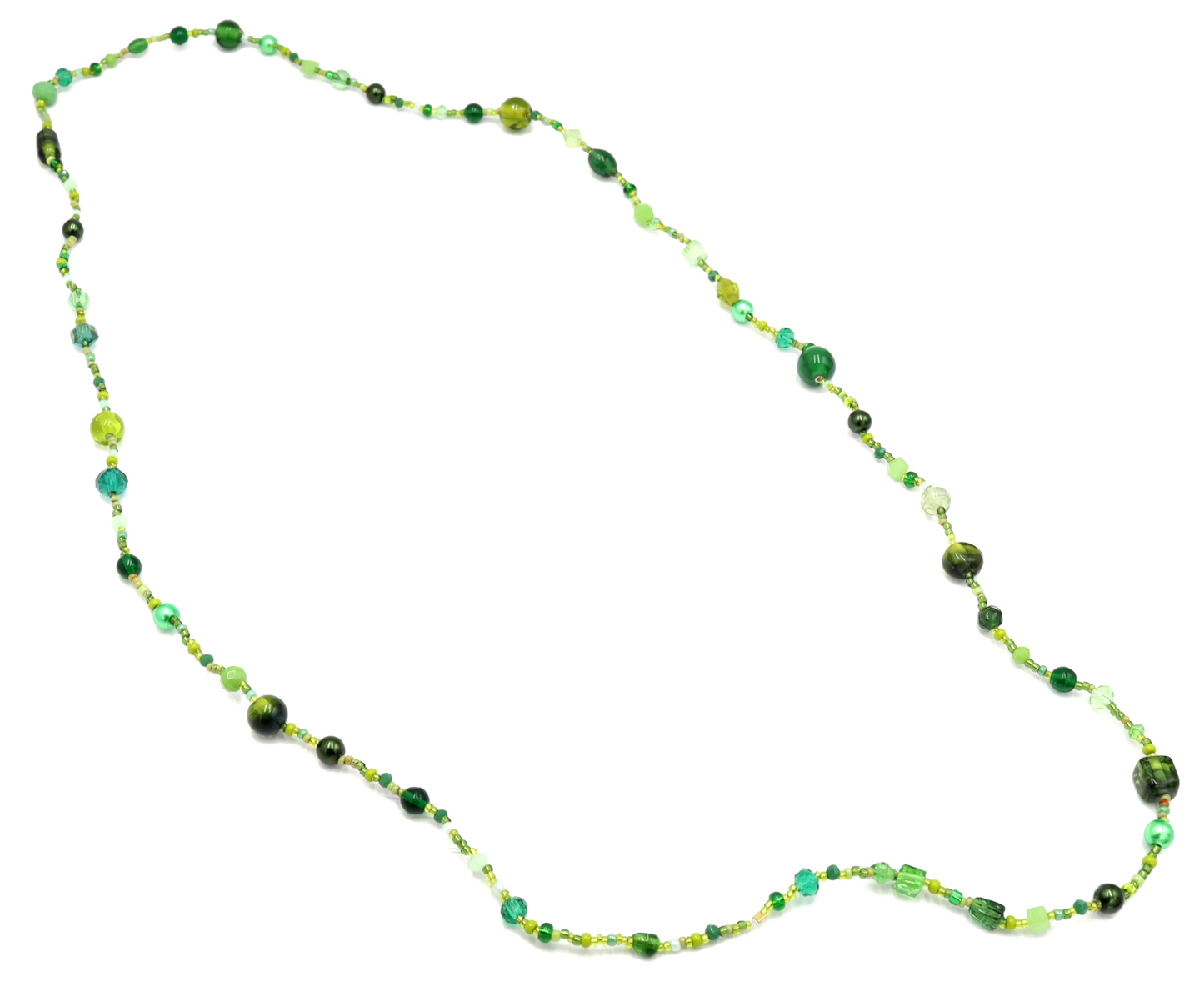 This Necklace will Make You Green with Envy – Green Queen 35” Long Party Necklace by Monkey’s Mojo