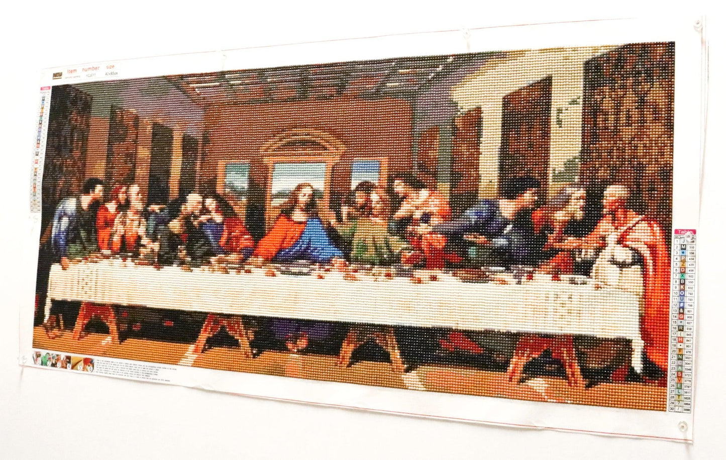 The Lord's Supper by Leonardo da Vinci Brought to 5D Life in Diamond Stunning Wall Art - Monkeysmojo