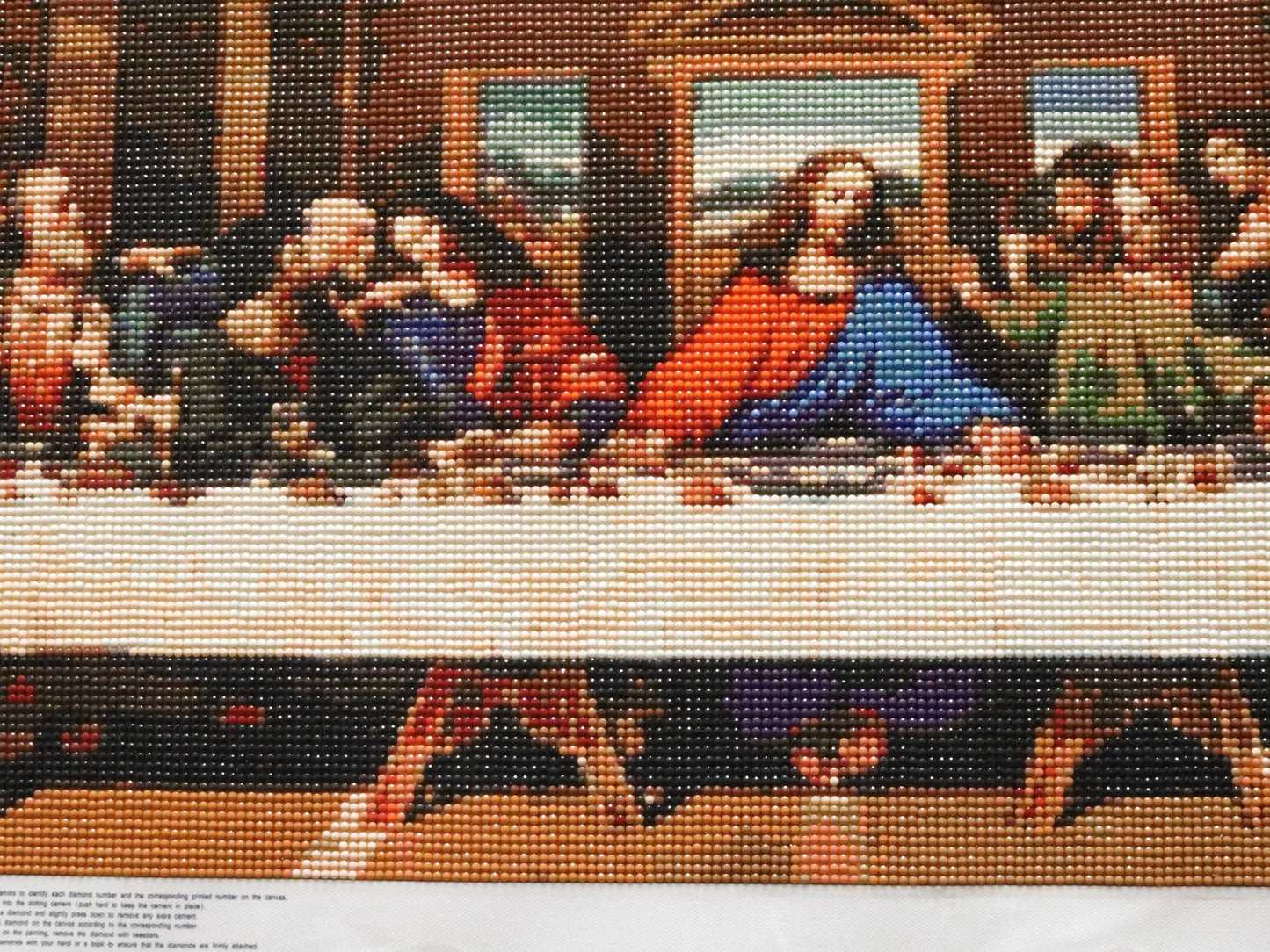 The Lord's Supper by Leonardo da Vinci Brought to 5D Life in Diamond Stunning Wall Art - Monkeysmojo