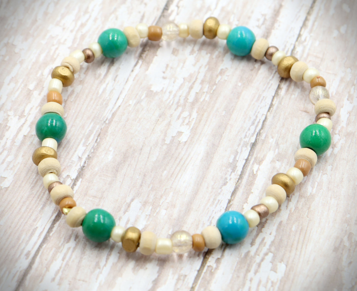 All Around the World Beaches are Beaches Handmade Bracelet by Monkeys Mojo Jewelry