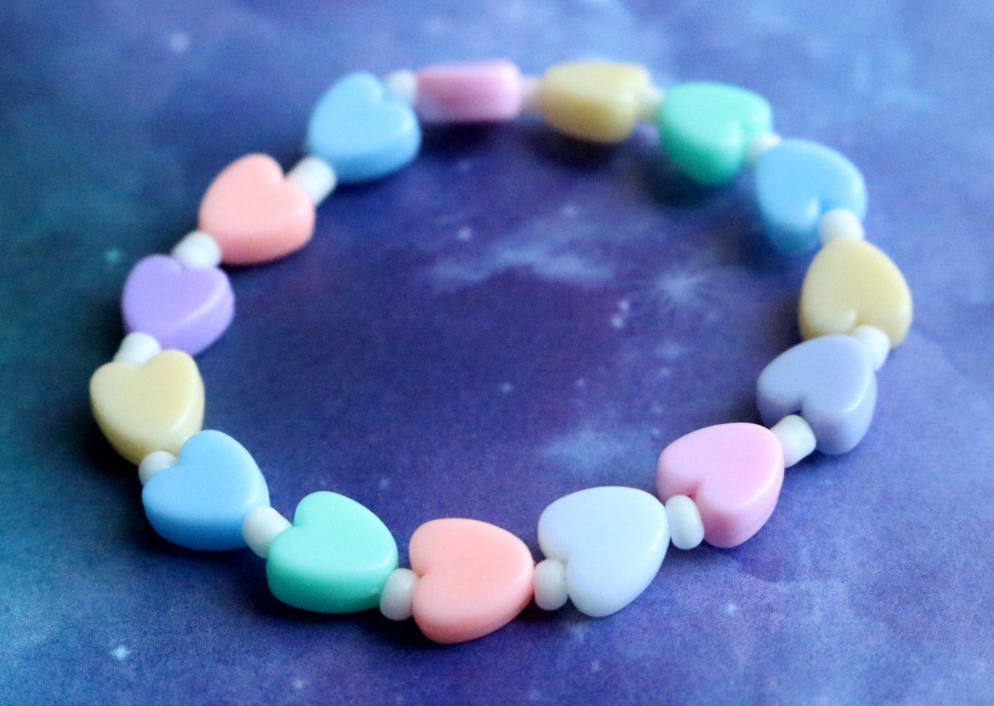 Multi Heart Pastel Child's Bracelet - Monkeysmojo