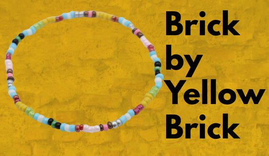 Brick by Yellow Brick Wizard of Oz Inspired Story Line Beaded Bracelet by Monkey's Mojo