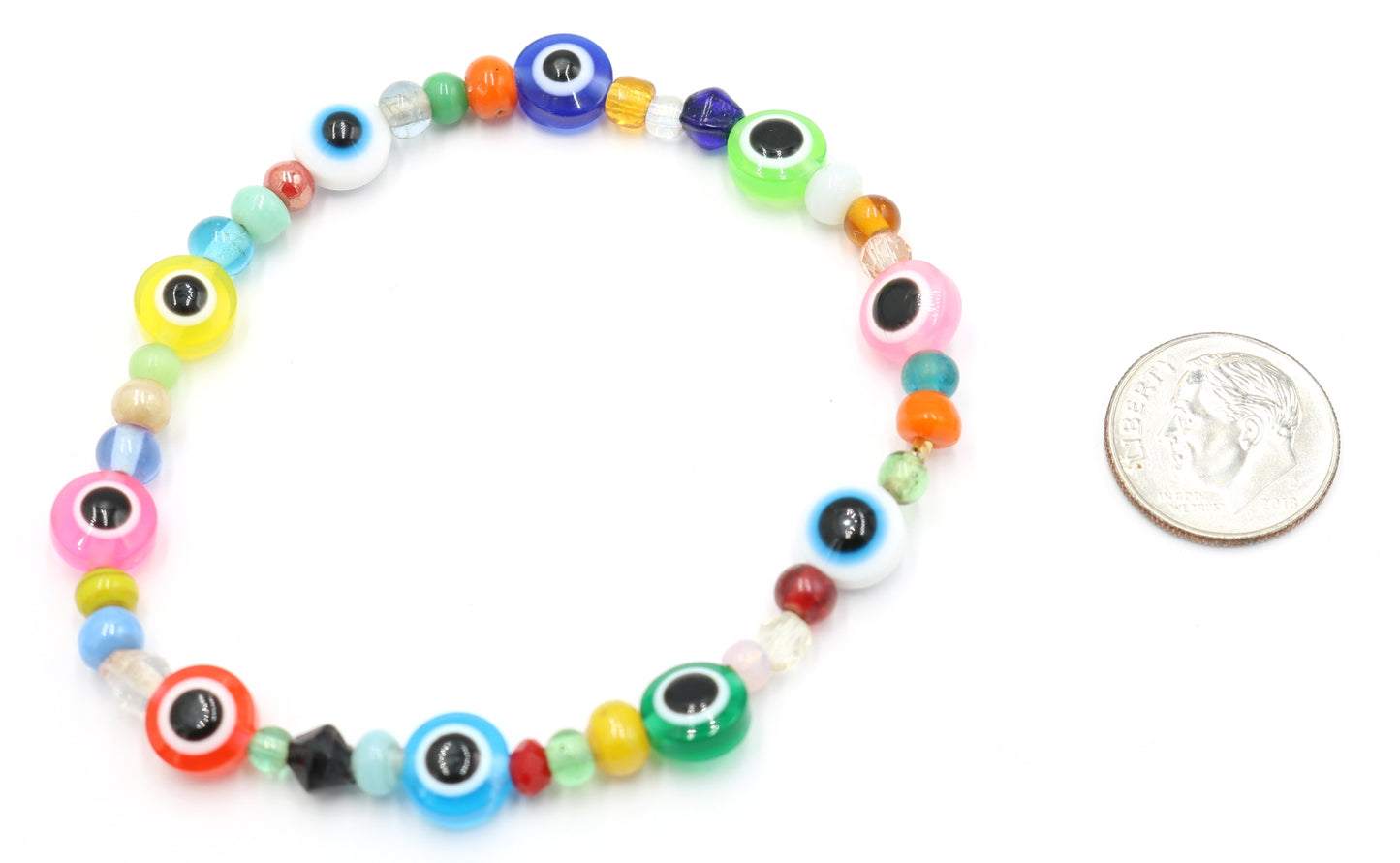 Our Third Eye Ain't Blind - Evil Eyes and Colorful Vibes Artisan Bracelet by Monkey's Mojo