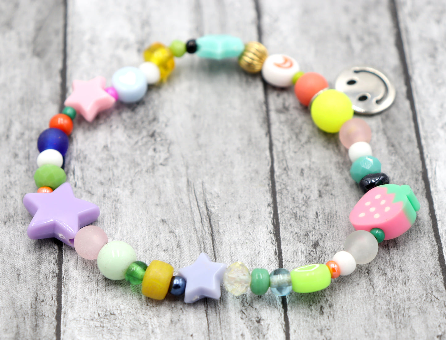 Kawaii All Things Bright and Cute All But the Kitchen Sink Fun Girlie Handmade Bracelet by Monkey's Mojo