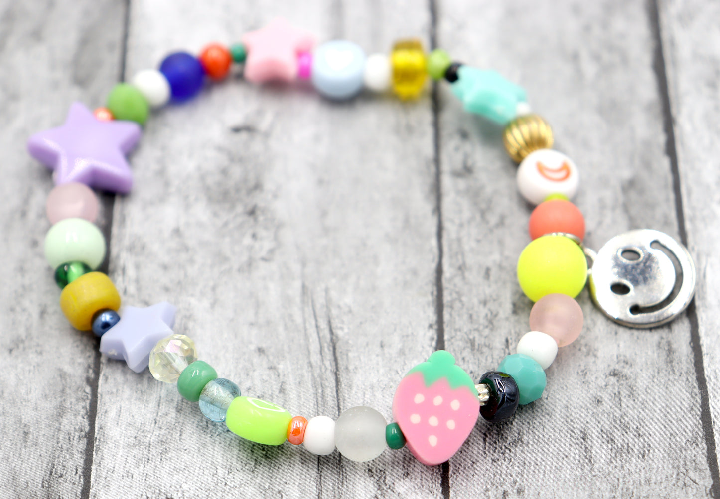 Kawaii All Things Bright and Cute All But the Kitchen Sink Fun Girlie Handmade Bracelet by Monkey's Mojo