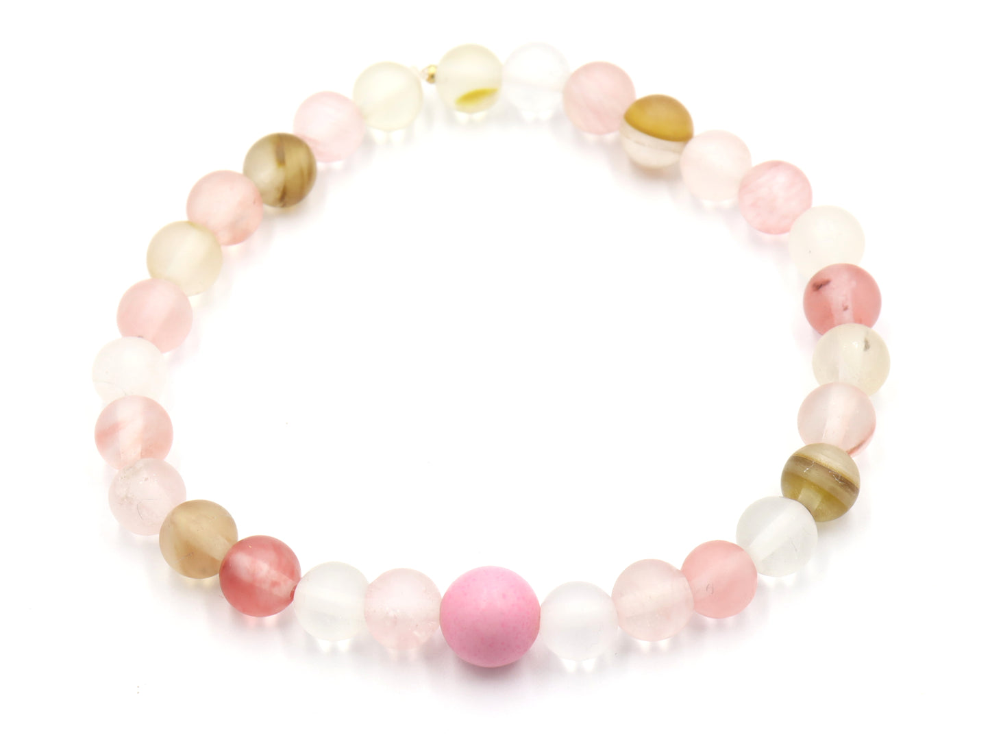 Very Pink Berry Vibes Cherry Quartz and Pink Dreams Bracelet by Monkeys Mojo Jewelry
