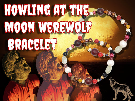Howling at the Moon Werewolf Mash Deconstructed Avant Garde Halloween Bracelet by Monkey’s Mojo